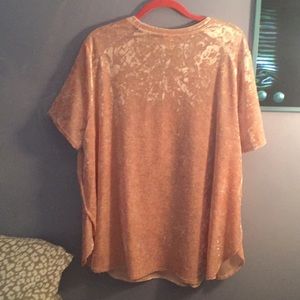 Faded Glory Tops - Pink velvety top Faded Glory Tops - Pink velvety top
